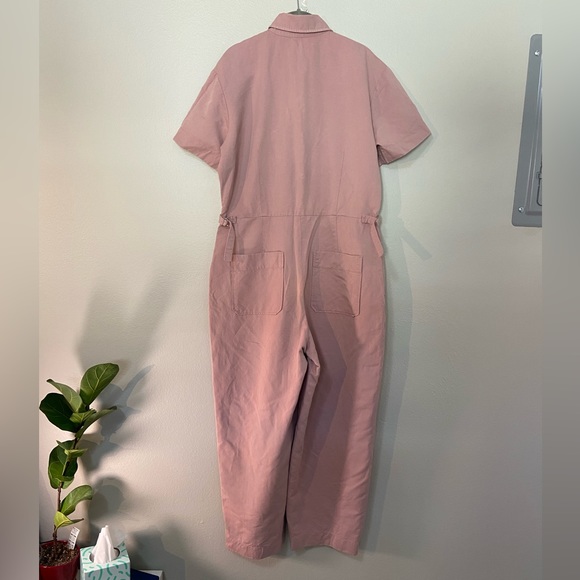 CLUB MONACO Utility Jumpsuit in Mauve (Flawed), L - Picture 2 of 7